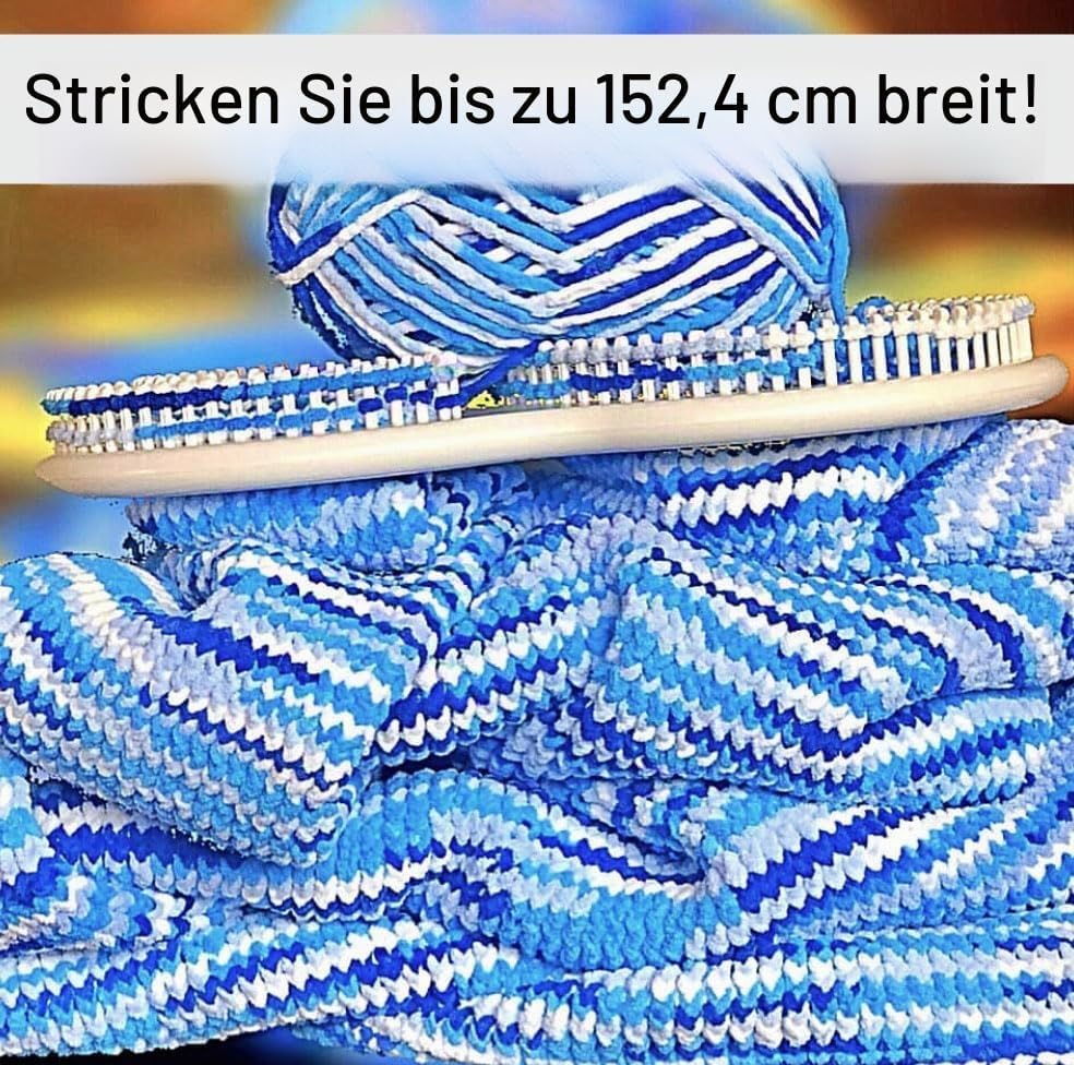 Authentic Knitting Board Knitting Board, Strick, Various, 48.3 x 29.2 x 4.4 cm Webrahmen, Webrahmen