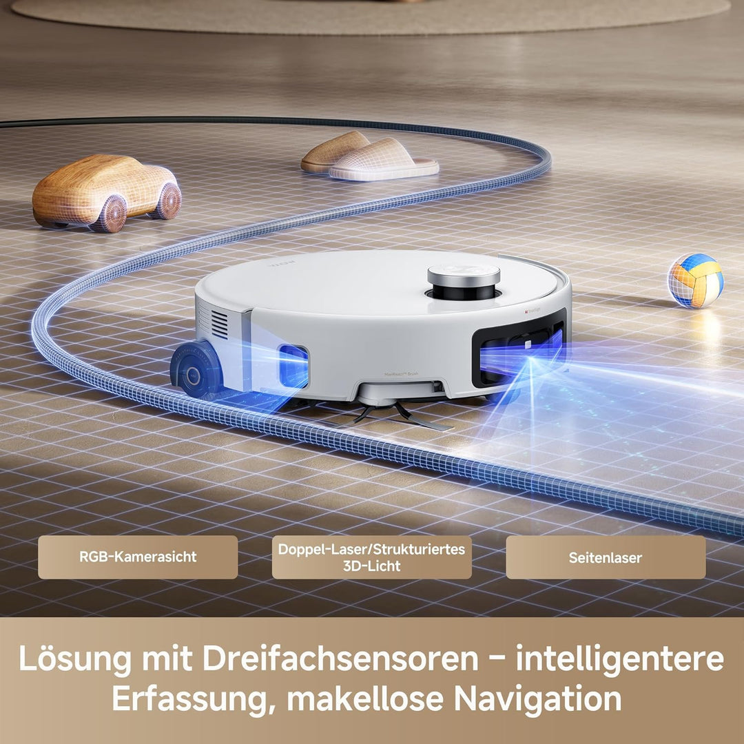 Mova Z60 Ultra Roller Standalone Saugroboter, 26.000 Pa Saugkraft, HydroForce-Wischen, MaxiReach-Tec