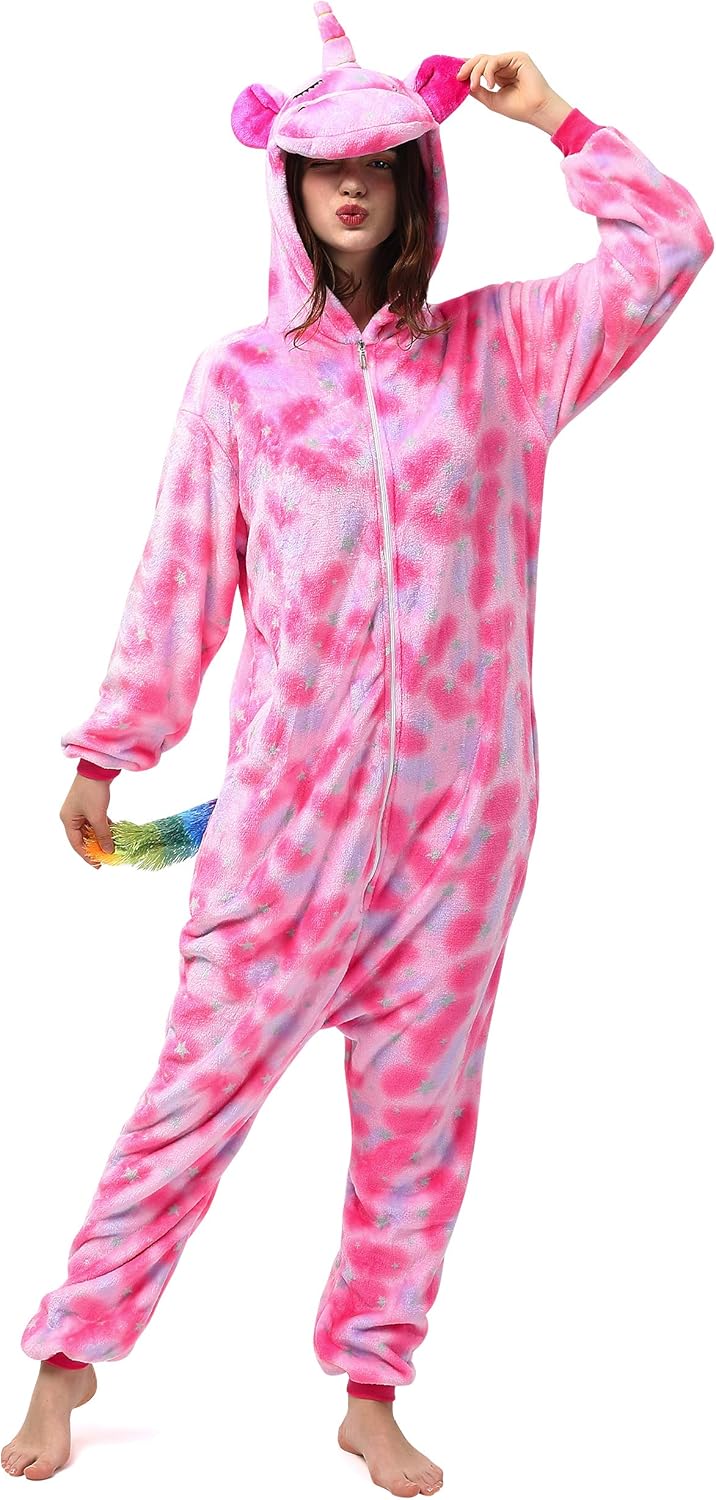 Katara 1744 Jumpsuit, UnisexÊ? Erwachsene, Einhorn Pink, Körpergrösse 165-175cm (L) Einhorn Pink Kör