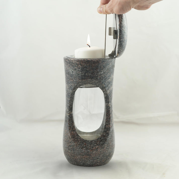 designgrab Design small Grablampe aus Granit Himalaya