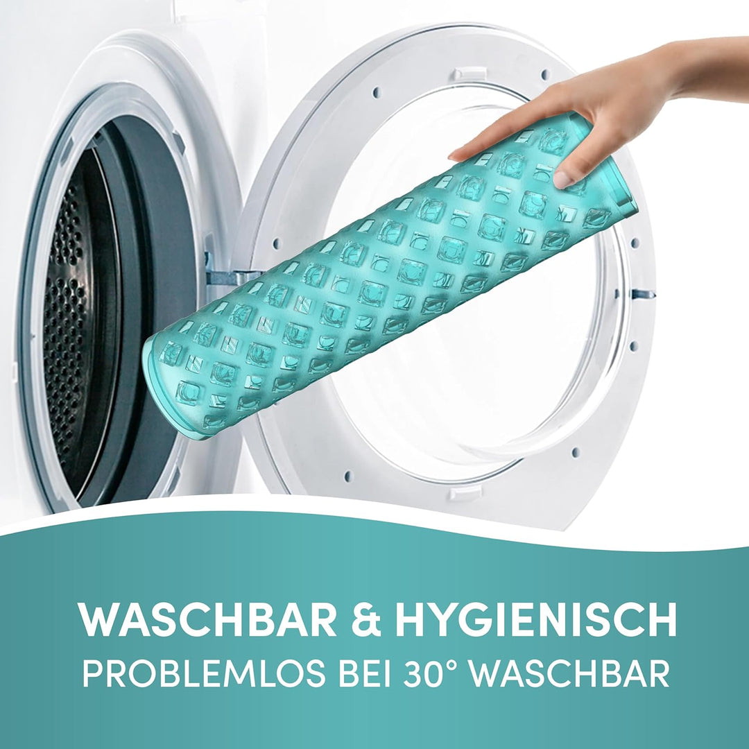 Engelbach® Duschmatte rutschfest 53x53cm - Inklusive Haken zum Aufhängen - 100% BPA-frei - Antirutsc