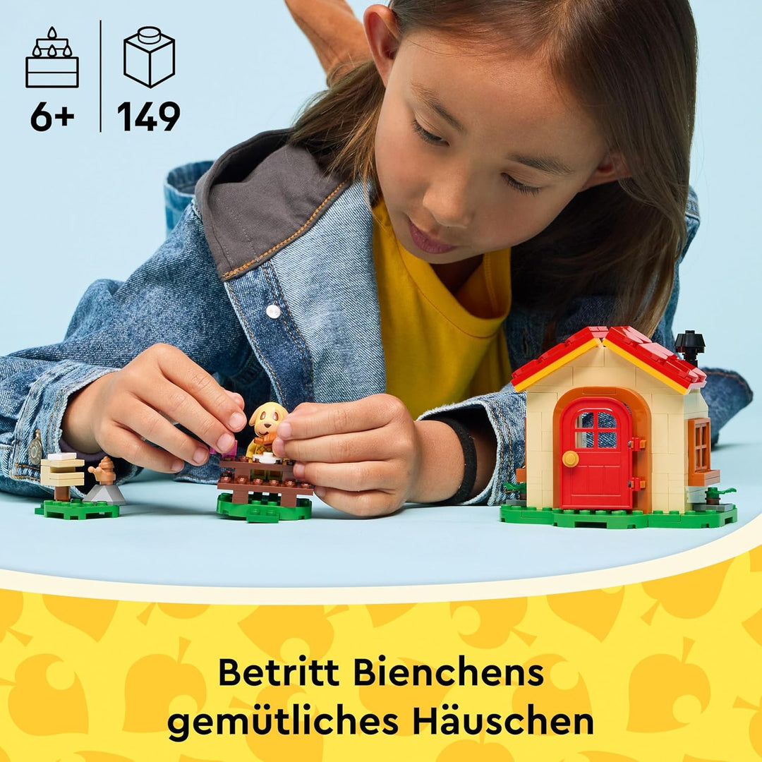 LEGO Animal Crossing - Bienchens gemütliches Haus - Spielzeug mit Minifigur, Klavier, Picknicktisch