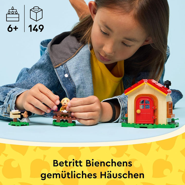 LEGO Animal Crossing - Bienchens gemütliches Haus - Spielzeug mit Minifigur, Klavier, Picknicktisch
