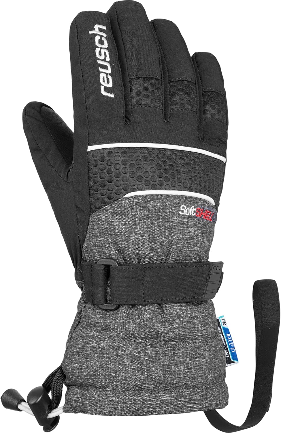 Reusch Connor R-TEX XT Junior warme, wasserdichte, Winddichte und atmungsaktive Fingerhandschuhe Ski