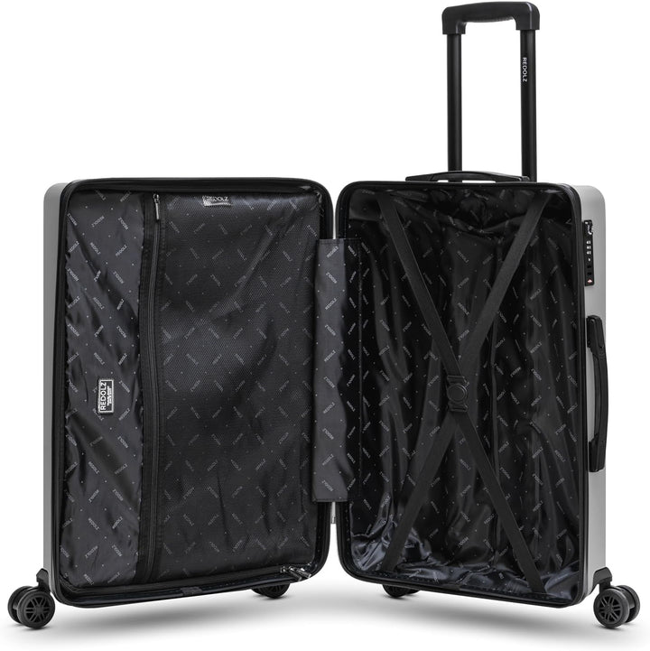 REDOLZ Mittelgrosser Hartschalen Check-in Koffer | Trolley 44 x 24 x 65 cm aus hochwertigem ABS Mate