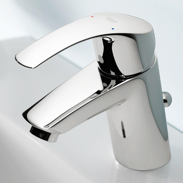 GROHE Eurosmart | Badarmaturen - Einhand-Waschtischbatterie, DN 15 S-Size | Einlochmontage | chrom |