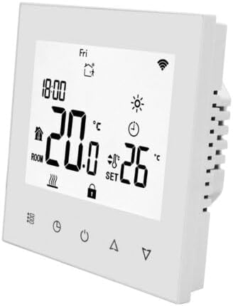 PT740-EI WLAN Raumthermostat – programmierbar, 16 A, Tuya-App, für Elektroheizung & Fussbodenheizung