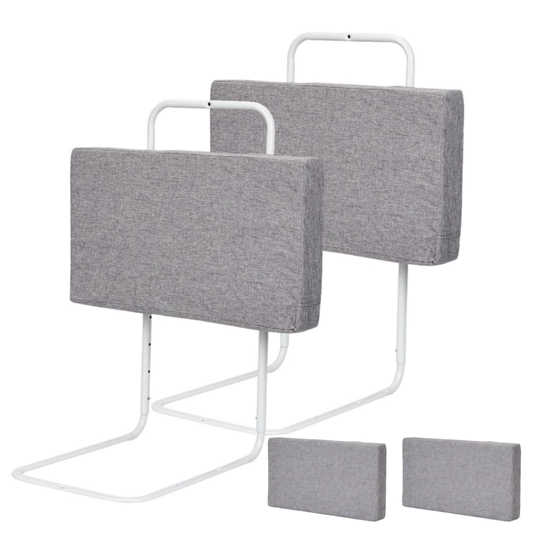 Ikodm Bettgitter 2x50cm rausfallschutz Bett Bettschutzgitter für Kinder 5-Loch Höhenverstellbar Bett