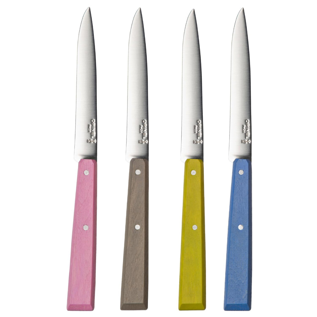 Opinel OP01533 Messersatz Esprit Champagne, versch. Farben Messer Set, Edelstahl, grau, M