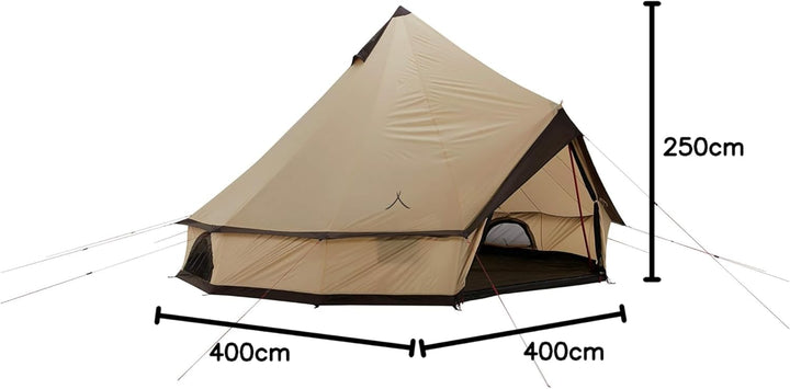Grand Canyon Indiana - Personen Rundzelt, Tipi, Pyramidenzelt für Gruppen, Camping, Outdoor, Glampin