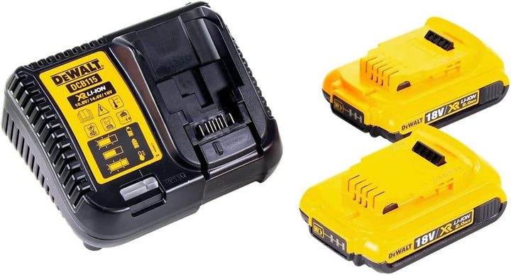 Dewalt 18V Akku-Stiftnagler/Nagler DCN660D2 (48 J Einschlagenergie, Nagellänge 32-63 mm, Magazinkapa
