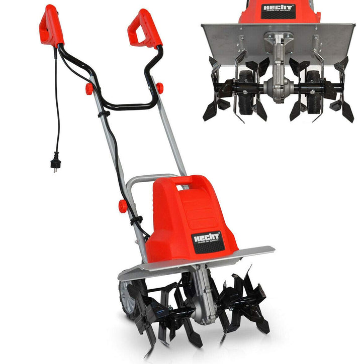 Elektro Bodenhacke (NEU) für effektive Bodenbearbeitung – 1500 Watt – 24 Messer – elektrische Garten