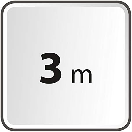EMOS S03430 Bügeleisen-Anschlussleitung, 3m Zuleitungskabel/Anschlusskabel/Schuko Bügeleisenkabel au