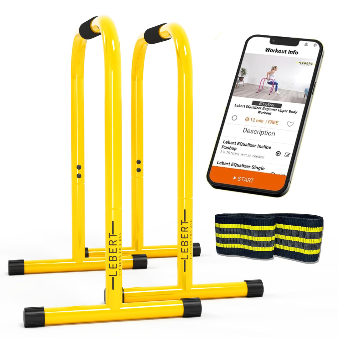 Lebert Fitness Equalizer mit Resistance Band Yellow - L, Yellow - L