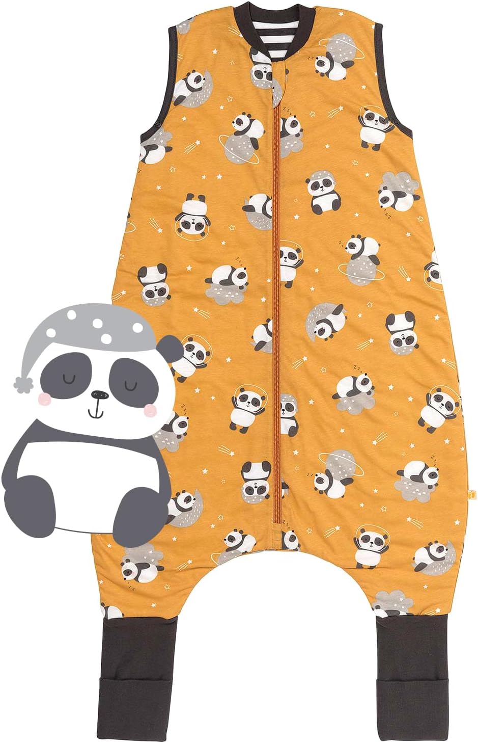 Schlummersack Baby Schlafsack mit Füssen Sommer 1 Tog dünn | Schlafsack mit Beinen und verlängerten