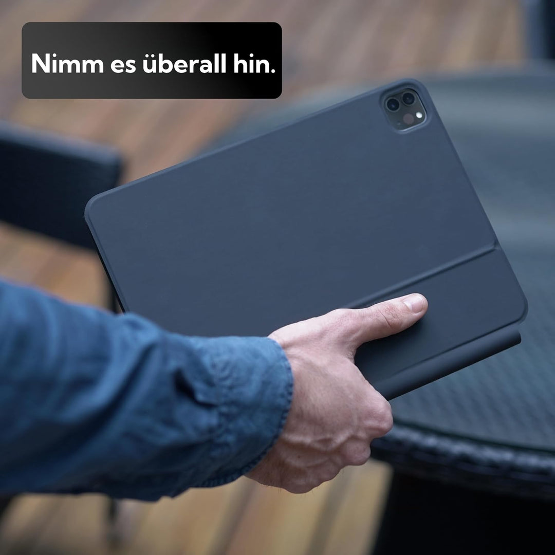 Seagtigau Magic Keyboard Case für iPad Pro 12,9 Zoll (3., 4., 5., 6. Generation) & iPad Air 13" (M3/