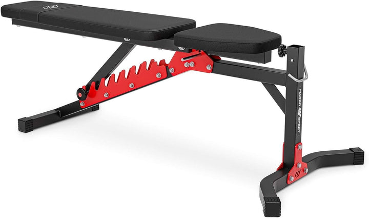 Marbo Sport, Drückbank, Hantelbank, Verstellbare Trainingsbank MH-L115, Press Bank, Weight Bench, Ad