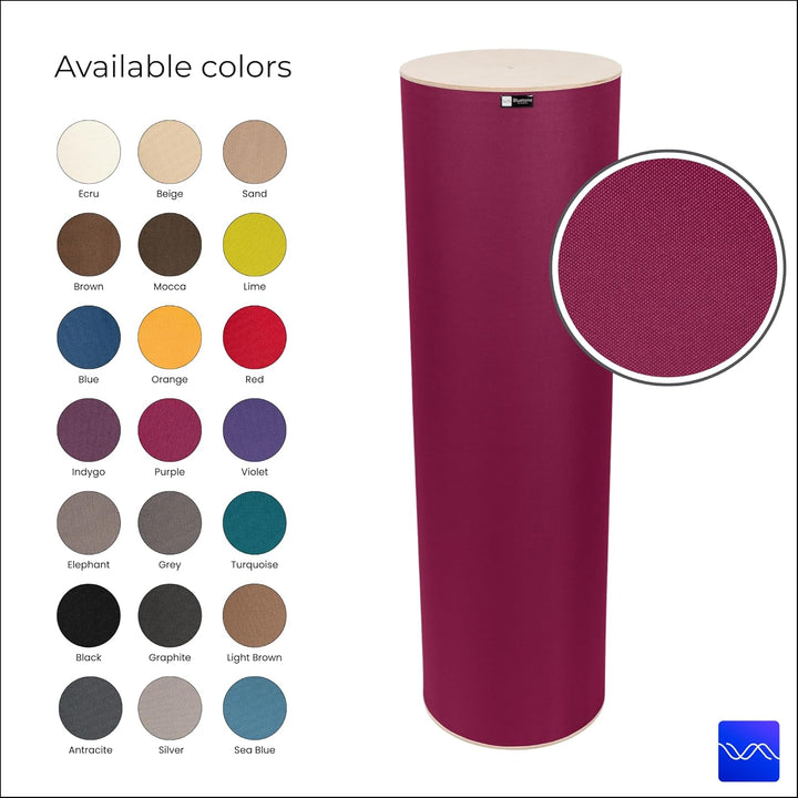 Bluetone Acoustics Tube BassTrap - Premium Bassfalle 100cm - Akustikpaneele - Bass Trap - Schallabso