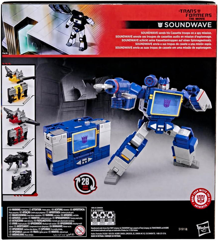 Transformers Studio Series Kampf um Cybertron Leader-Klasse Soundwave Action-Figur
