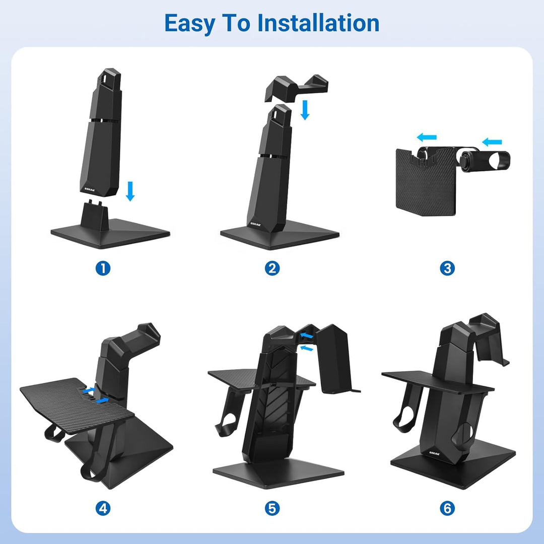 Ozkak VR Halterung kompatibel mit Quest 3/Quest 2/Meta Quest Pro/Oculus Quest Zubehör, VR-Kopfhörer