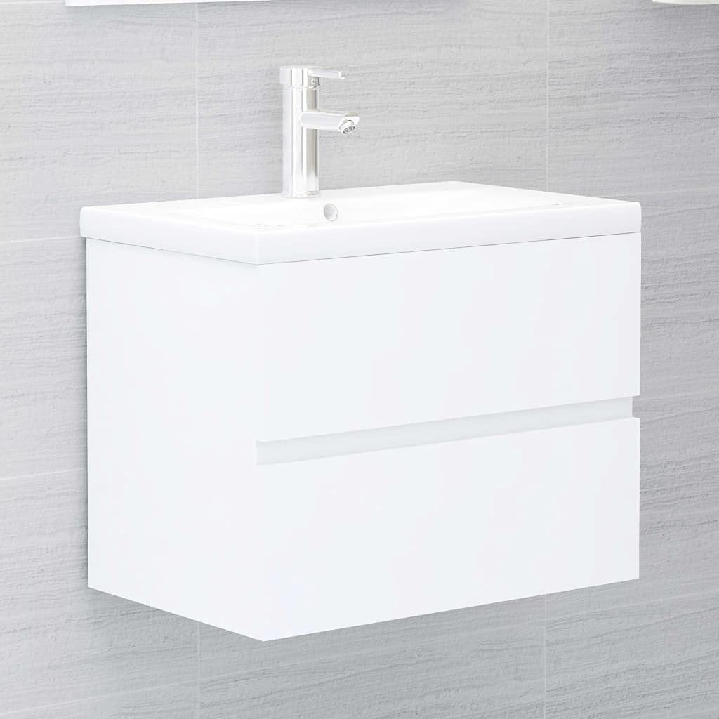 Waschbeckenunterschrank Weiss Einbauwaschbecken BadmöBel Set Mit Waschbecken Unterschrank Waschbecke