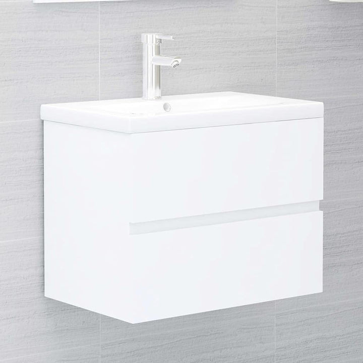 Waschbeckenunterschrank Weiss Einbauwaschbecken BadmöBel Set Mit Waschbecken Unterschrank Waschbecke