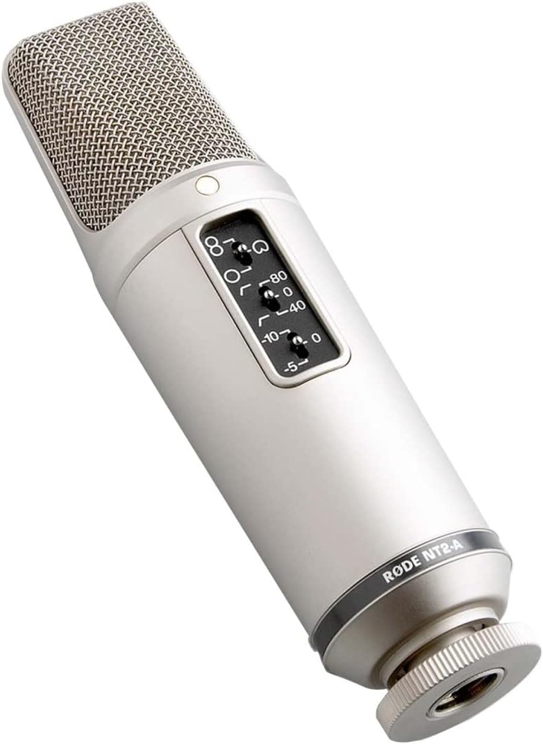 Rode NT2-A Set Grossmembran-Kondensatormikrofon für das Studio + keepdrum WS02 Schaumstoff Windschut