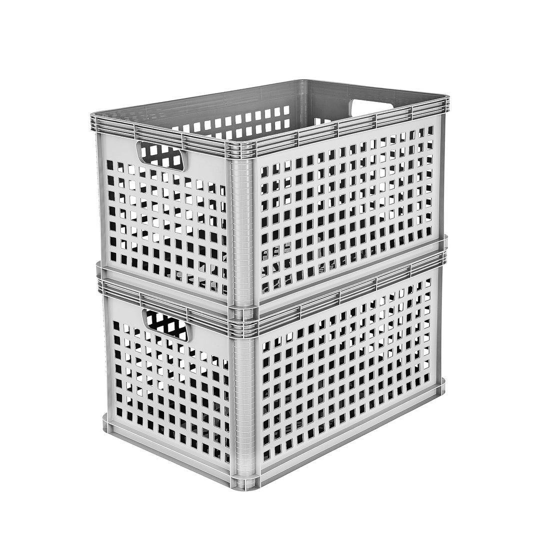 keeeper Transportkorb-Set, 3 x 64 l, Stapelbar, Polypropylen, Robert, Nordic Grey Nordic Grey 3 x 64