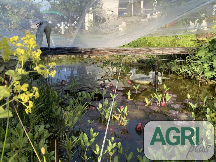 AGRIplus Teichnetz - Sehr feinmaschig, UV-beständig & reissfest - Gegen Laub - Als Vogelabwehr & Kat