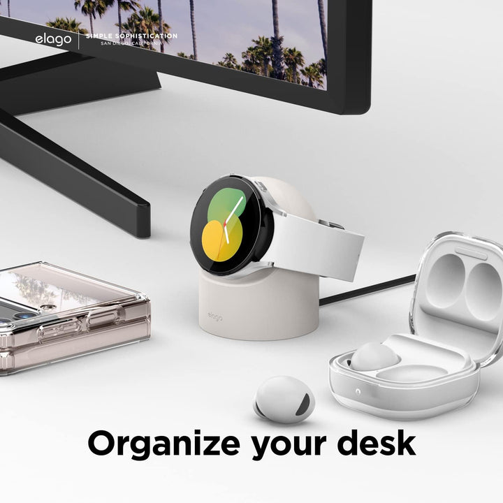 elago Ladestation für Samsung Galaxy Watch 8/8 Classic/7/Ultra/6/6 Classic/5/5 Pro [40/43/44/45/47mm