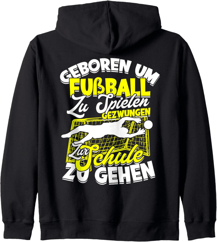Geboren Um Fussball Zu Spielen Fussballspieler Kinder Fussball Kapuzenjacke