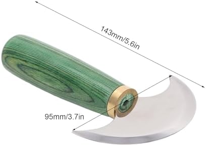 Pssopp Leder Rundmesser Lederhandwerk Trimmwerkzeug Leder Rundkopfmesser Lederhandwerksmesser Leder