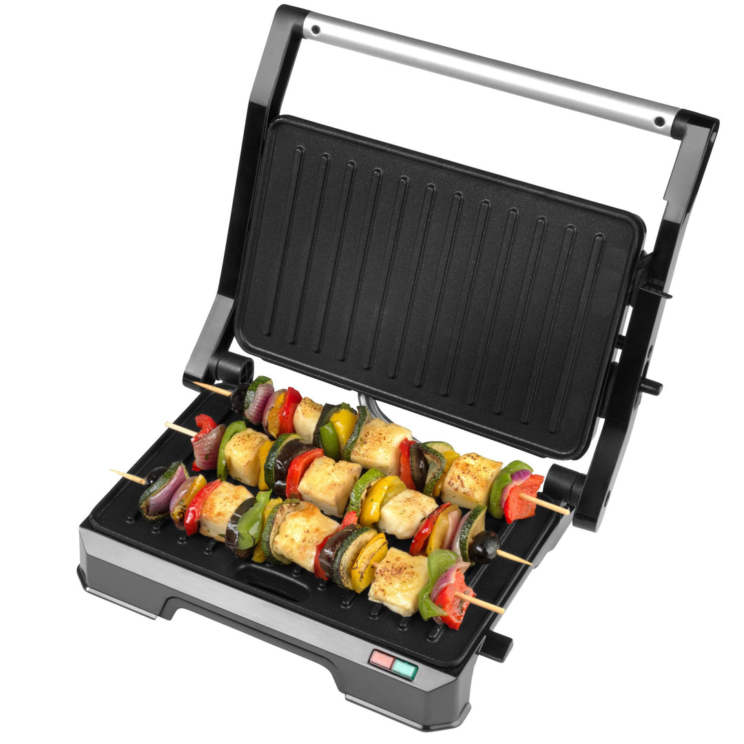 Progress EK5854P 2-in-1-Gesundheitsgrill - Panini-Presse, elektrischer Grill mit Antihaft-Platten, ö