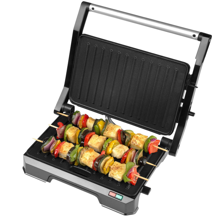 Progress EK5854P 2-in-1-Gesundheitsgrill - Panini-Presse, elektrischer Grill mit Antihaft-Platten, ö