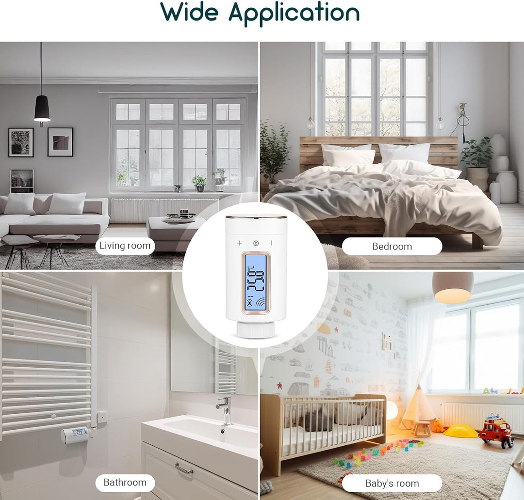 INKBIRD IRC-RW1 Heizkörperthermostat (Einzelpackung), funktioniert mit INKBIRD WI-FI Gateway zur Ste