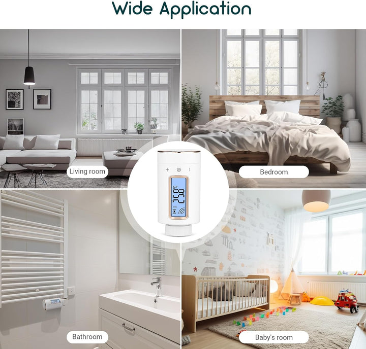 INKBIRD IRC-RW1 Heizkörperthermostat (Einzelpackung), funktioniert mit INKBIRD WI-FI Gateway zur Ste