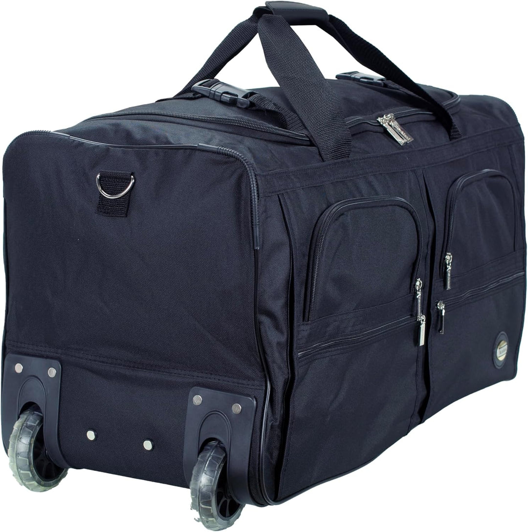 Rockland Gepäck 76,2 cm Rolltasche, Schwarz, Einheitsgrösse, Reisetasche mit Rollen Einheitsgrösse S