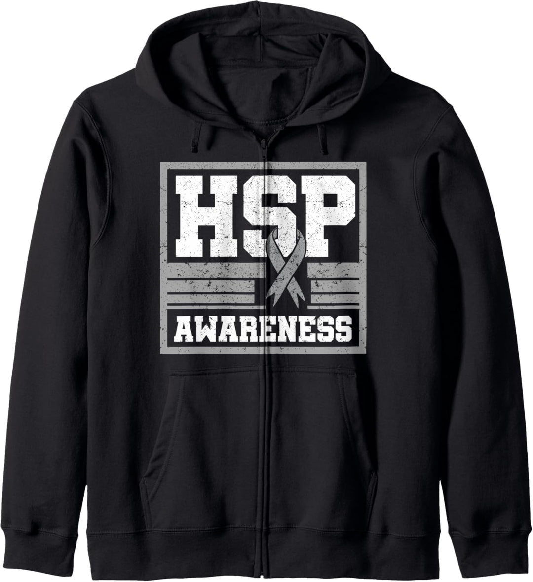 Hereditary Spastic Paraplegia Warrior HSP Bewusstseinsband Kapuzenjacke