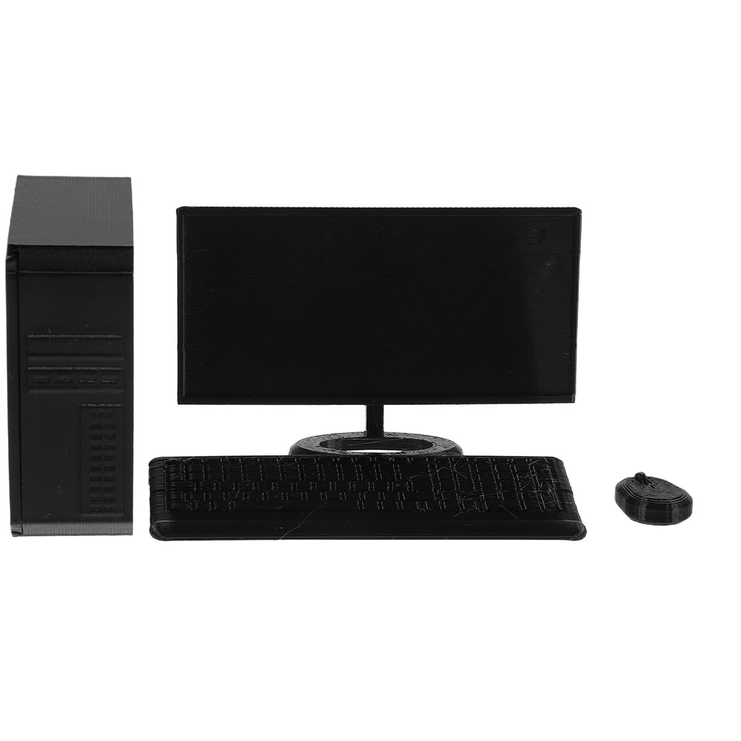 BESPORTBLE 2 Sets Miniatur-Computer-Set 1:6: Puppenhaus-PC-Simulation mit Tastatur und Maus – Mini-S