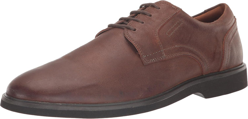 Clarks Herren Malwood Lace Oxford 41.5 EU Cola Veloursleder, 41.5 EU Cola Veloursleder