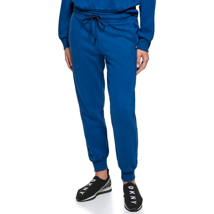 DKNY Damen Relaxed Joggers Sweatpants, Poseidon