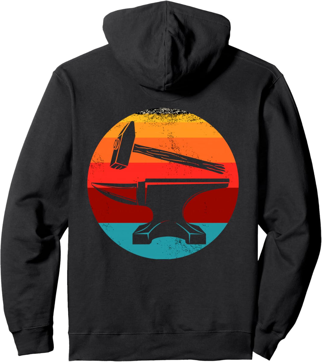 Schmied Bild auf der Rückseite der Kleidung Pullover Hoodie