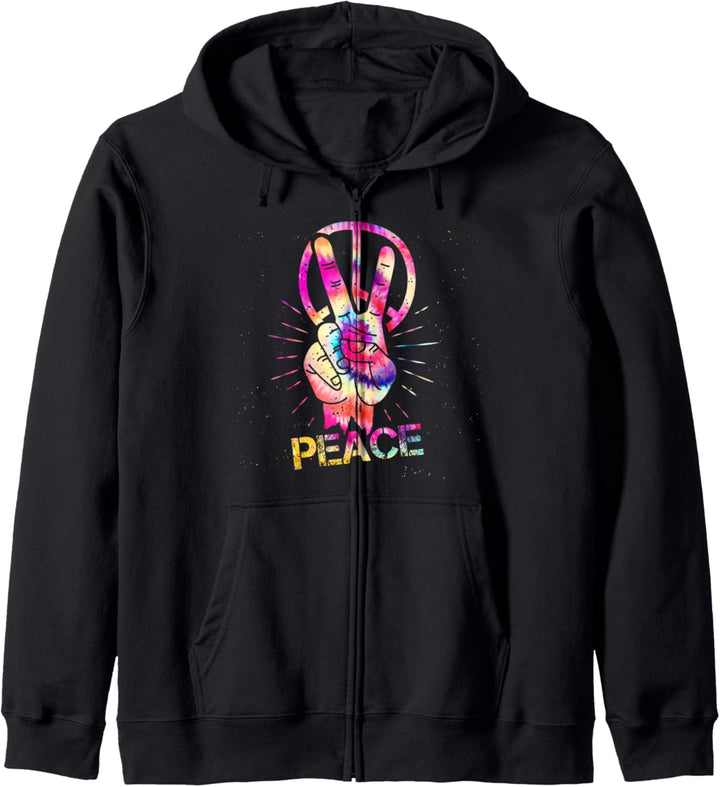 Cool Peace Hand Tie Dye For adults & Boys And Girls Kapuzenjacke