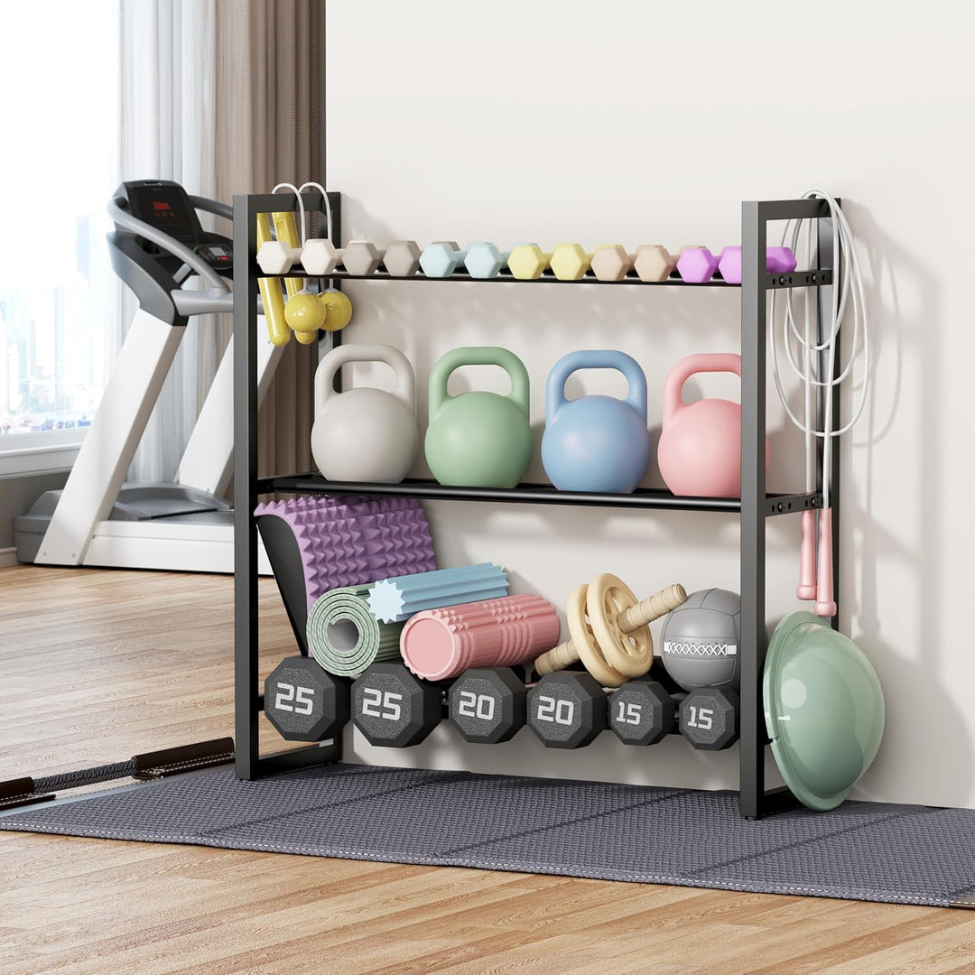 Hantelregal, Hantelständer Kurzhanteln für das Home Gym 3-stufiges, 3-stufiges