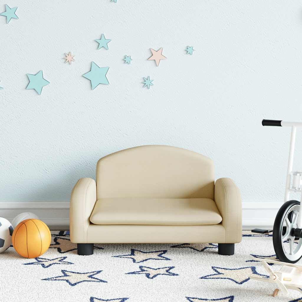 vidaXL Kindersofa, Couch für Kinder, Kindercouch mit runden Kanten, Kindersessel Minisofa Polstersof