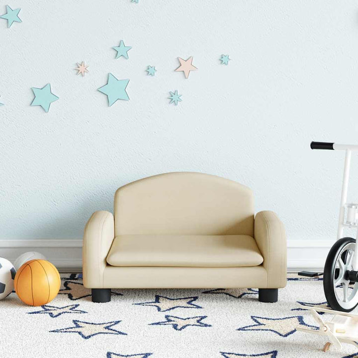 vidaXL Kindersofa, Couch für Kinder, Kindercouch mit runden Kanten, Kindersessel Minisofa Polstersof