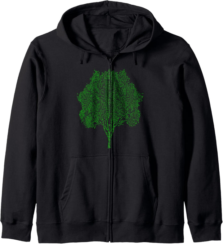 Original Binary Tree Computer Programmer Grafik Kapuzenjacke
