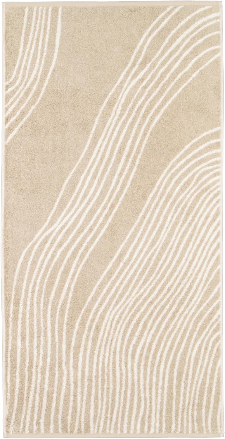 CAWÖ Home Handtücher Gallery Flow 6210 Natur - 33 Duschtuch 70x140 cm, Duschtuch 70x140 cm