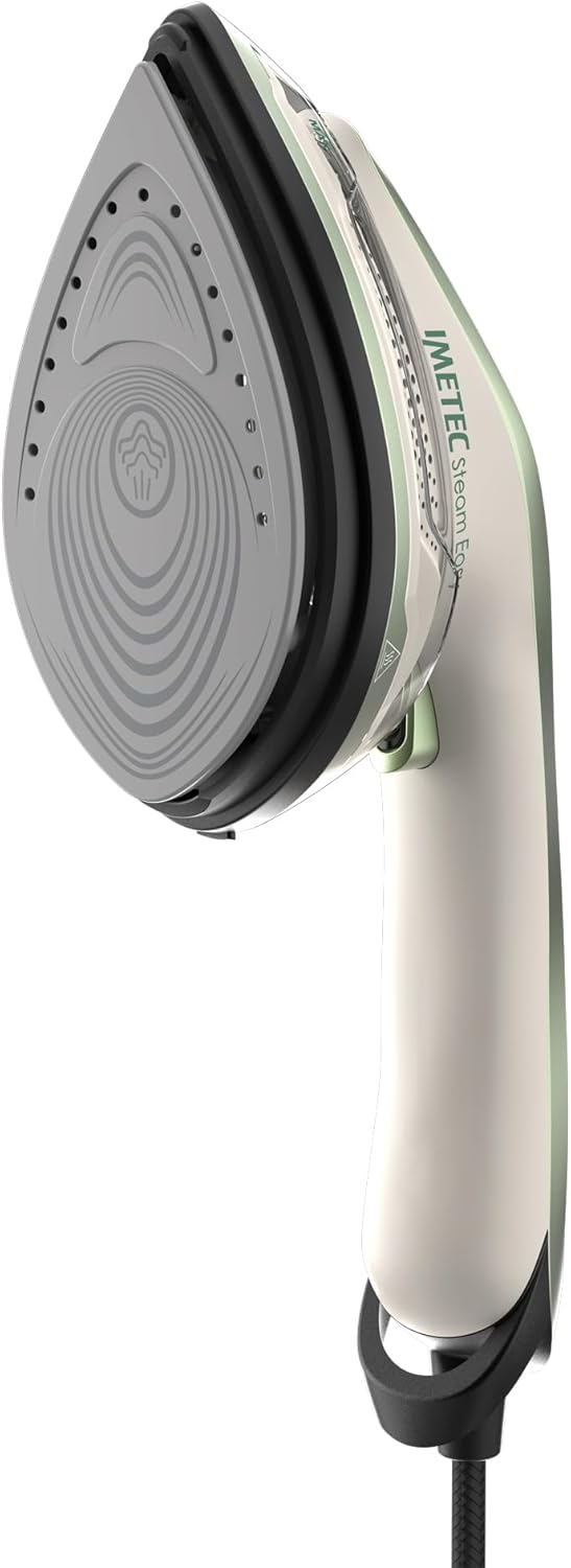 Imetec Steam Easy Dampfbügeleisen, tragbar, vertikales und horizontales Bügeln, Keramiksohle, dreifa