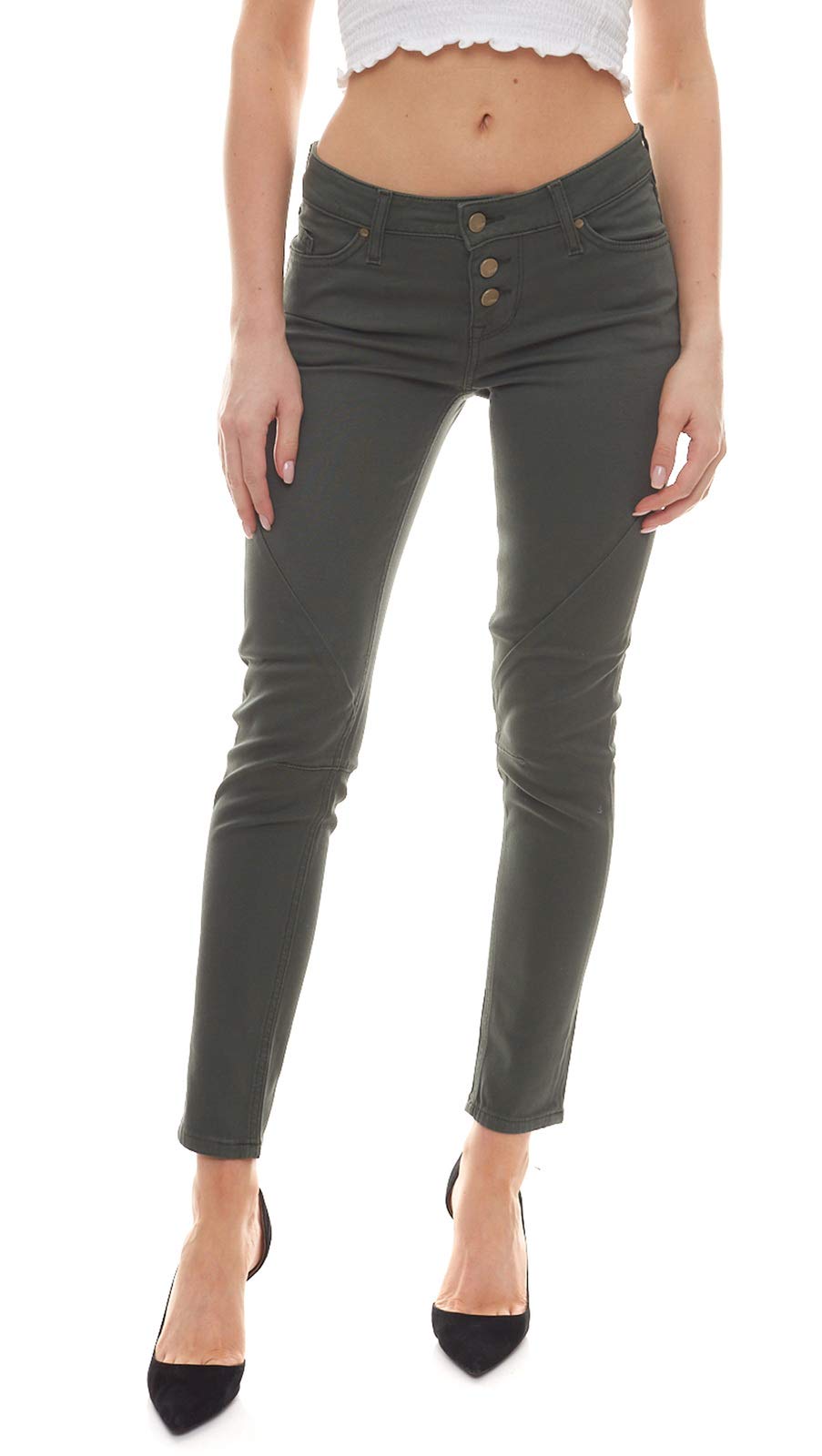 MUSTANG Damen Bermuda Jasmin 7/8 32 Grau (Castor Grey 4061), 32 Grau (Castor Grey 4061)
